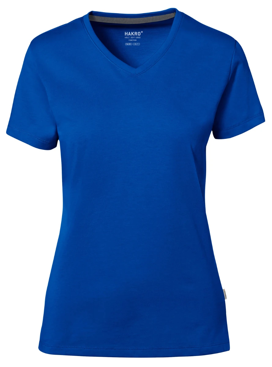 Hakro Ladies Cotton Tec V-Shirt
