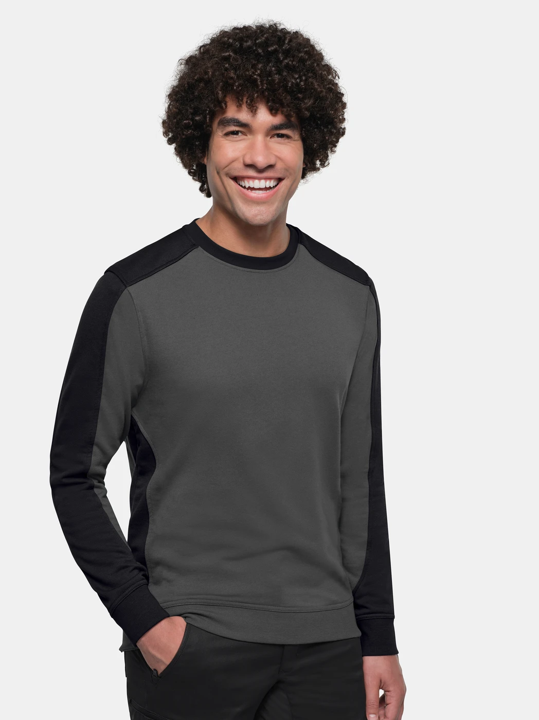 Hakro Sweatshirt Contrast Mikralinar Eco