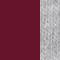 burgundy / heather grey