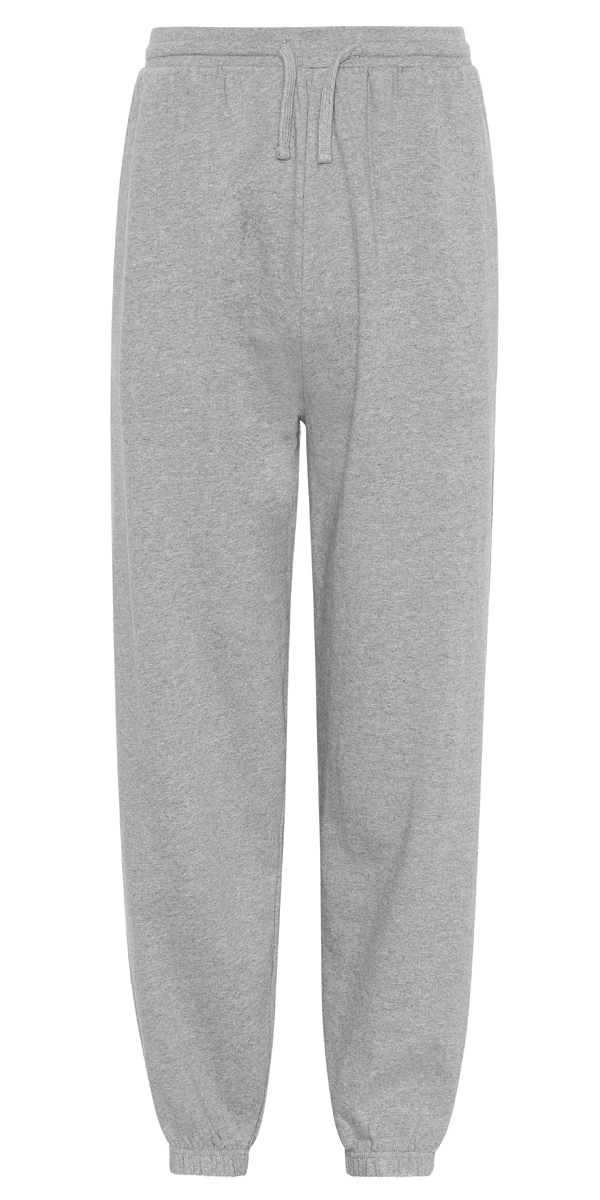 Neutral Unisex Sweatpants With Elastic Cuff