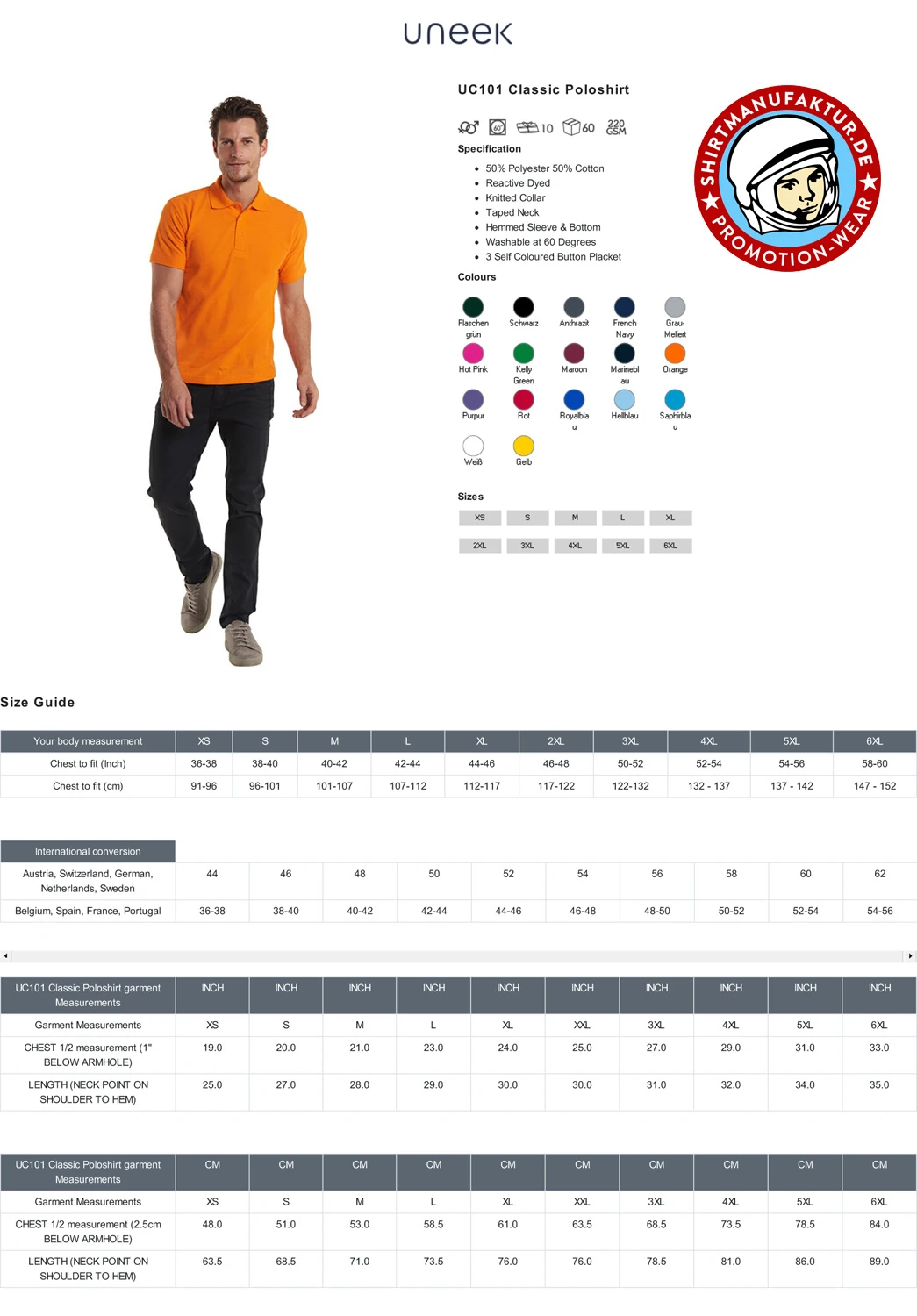 Uneek Classic Polo