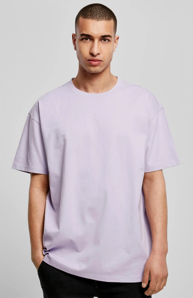 Build Your Brand, Heavy Oversize Tee BY102, lilac