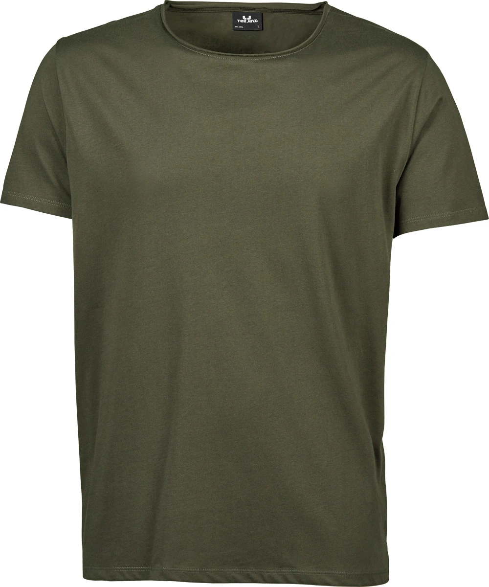 Tee Jays Mens Raw-Edge Tee