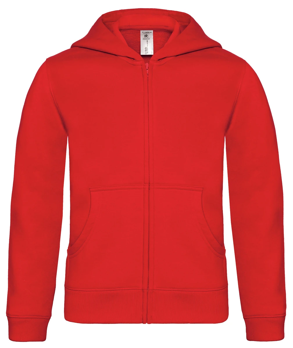 B&C Kids Hooded Full Zip Sweat