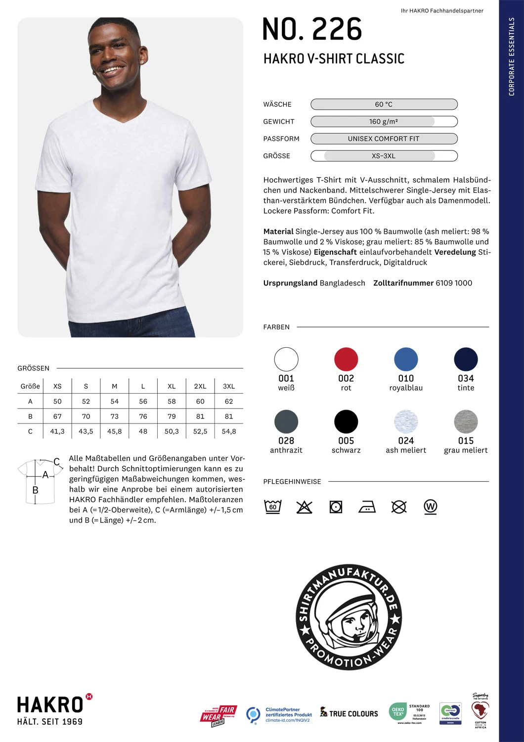 Hakro V-Shirt Classic