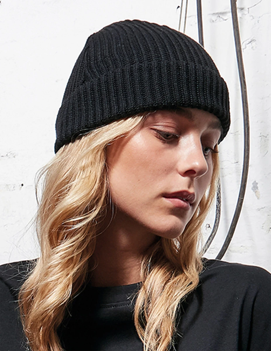 Build Your Brand Recycled Yarn Fisherman Beanie