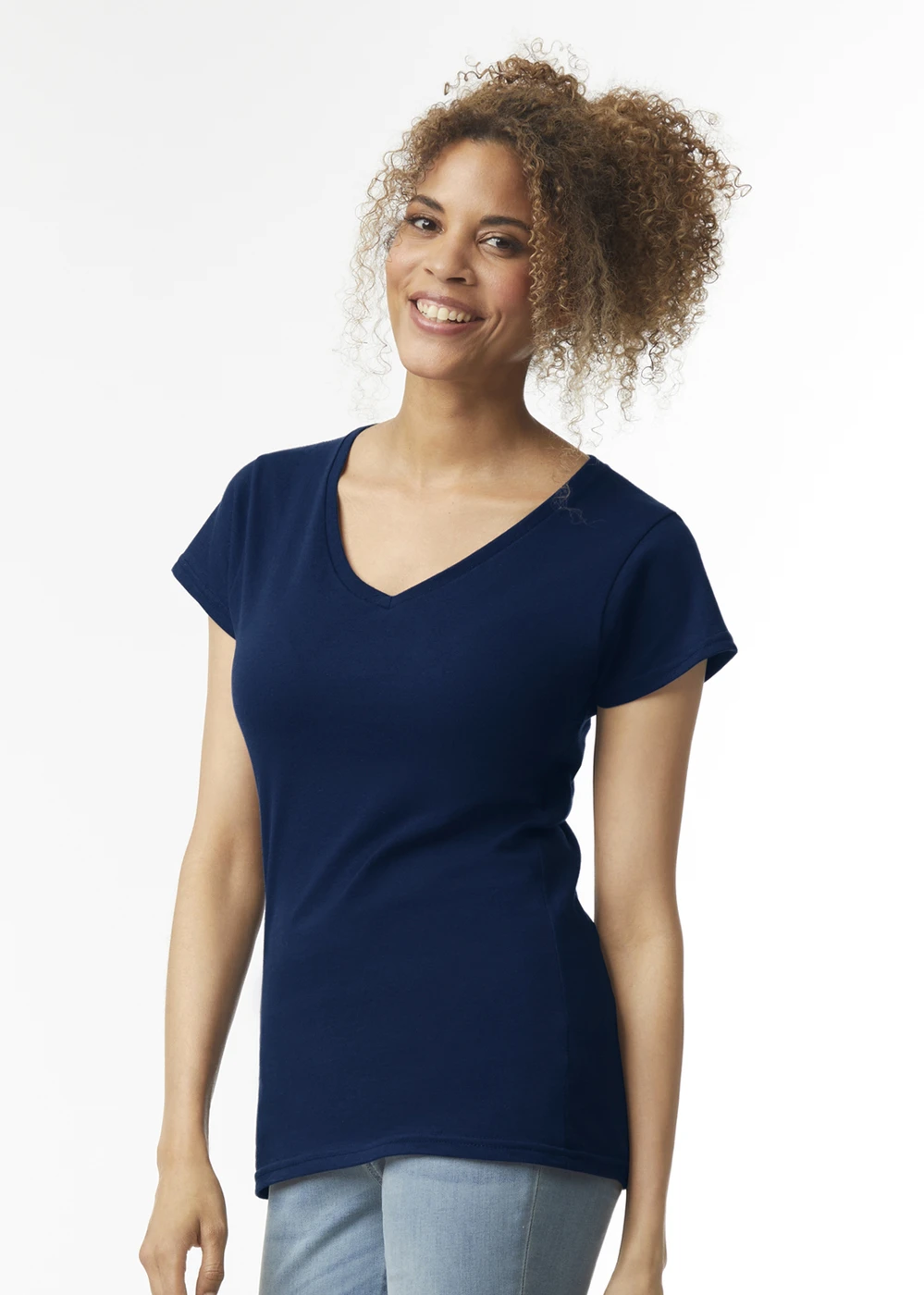 Gildan Womens Softstyle V-Neck T-Shirt