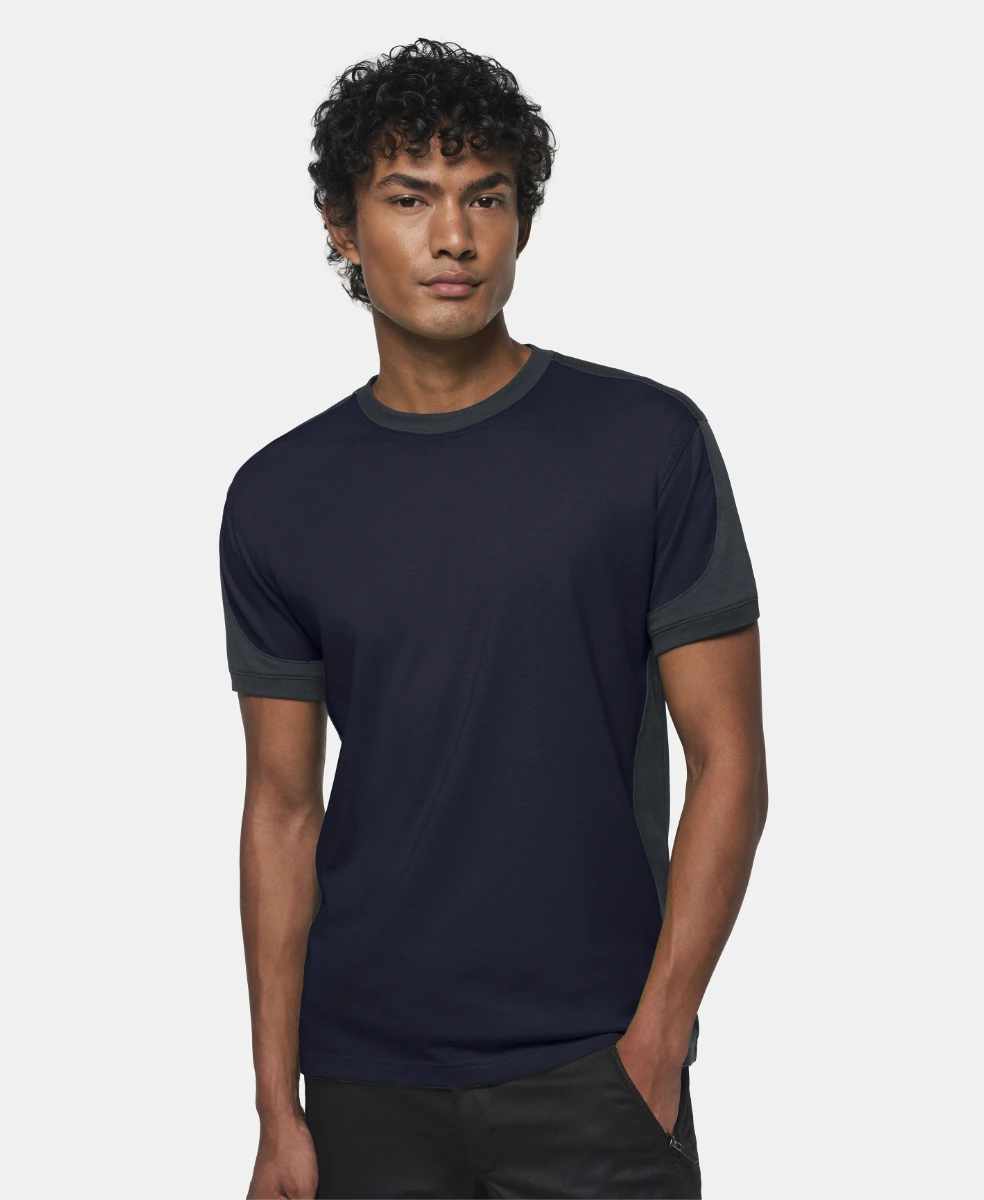 Hakro T-Shirt Contrast Mikralinar