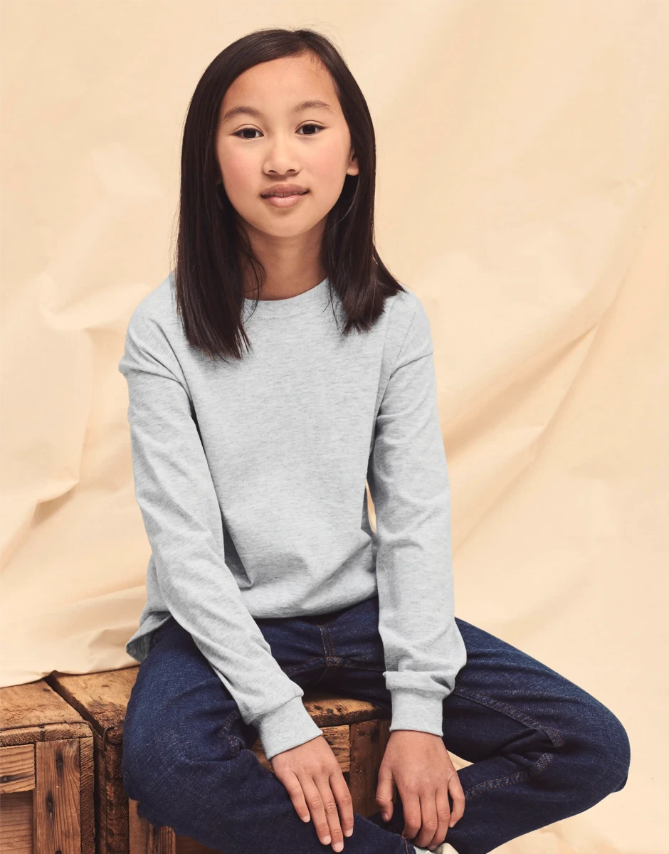 Fruit of the Loom Kids Valueweight Longsleeve