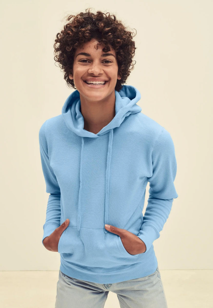 Fruit of the Loom Ladies Classic Hooded Sweat 