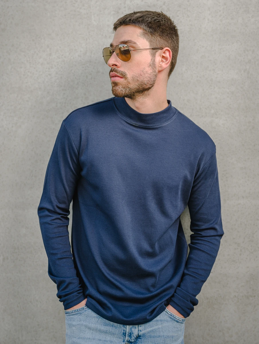 HRM Mens Premium Highneck Longsleeve