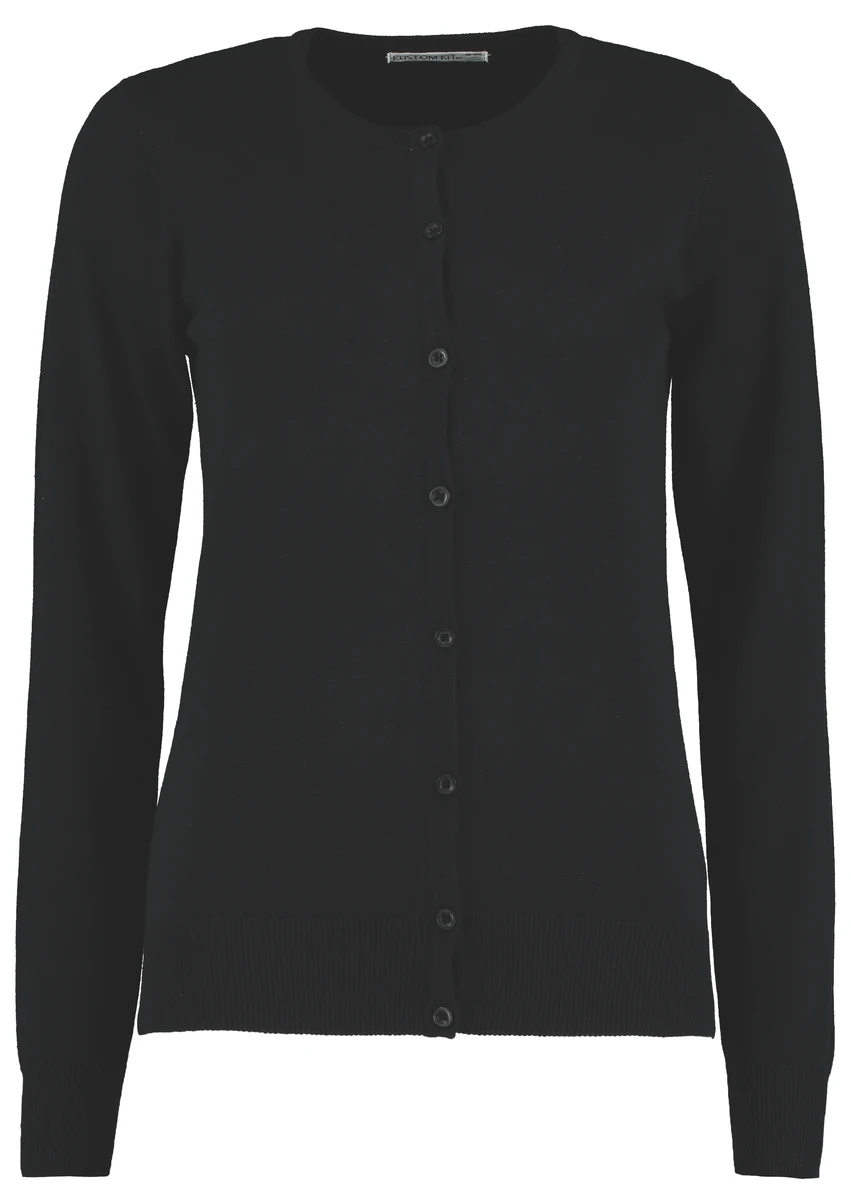 Kustom Kit Womens Arundel Crewneck Cardigan