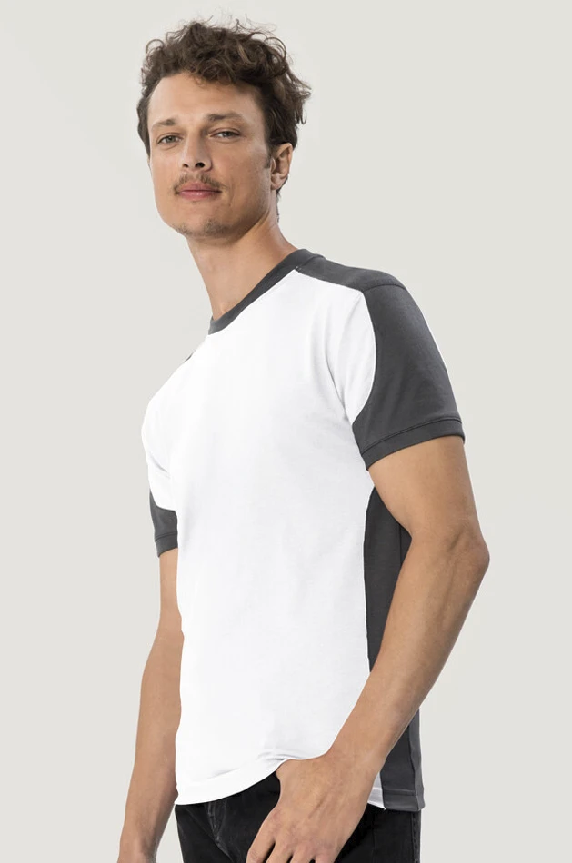 Hakro T-Shirt Contrast Mikralinar