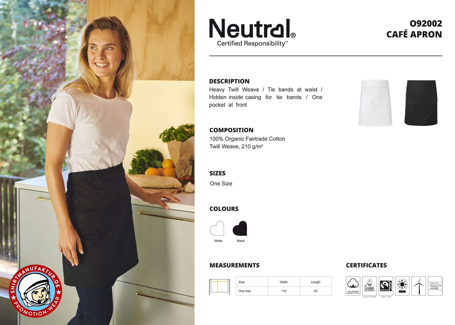 Neutral Cafe Apron