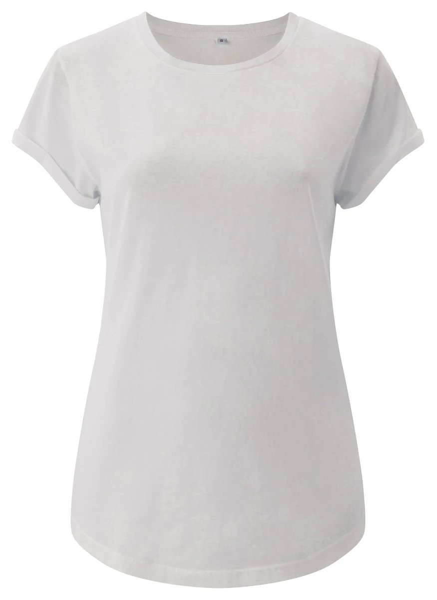 Earth Positve Womens Rolled Sleeve T-Shirt