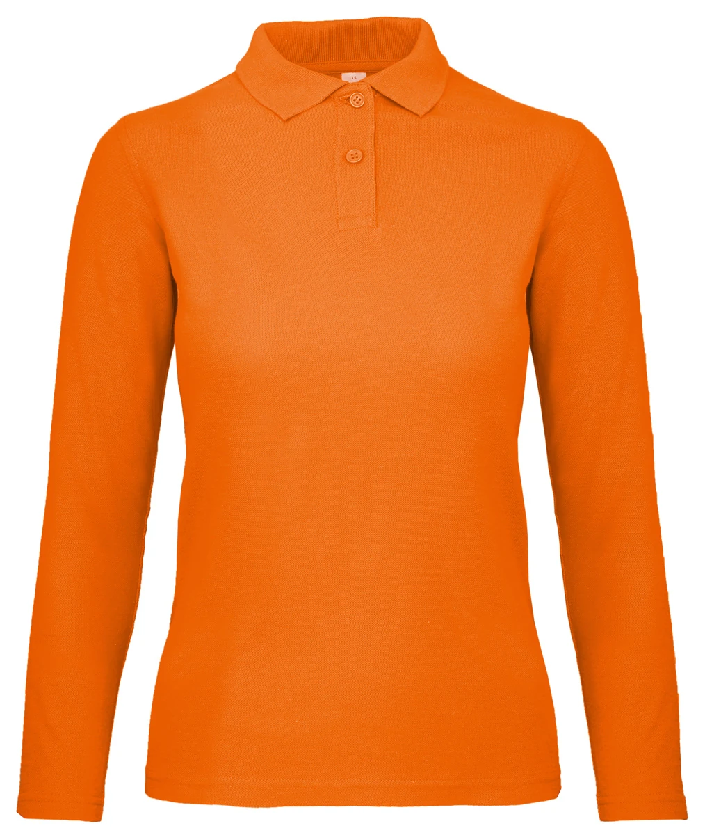 B&C Womens Longsleeve Polo ID.001