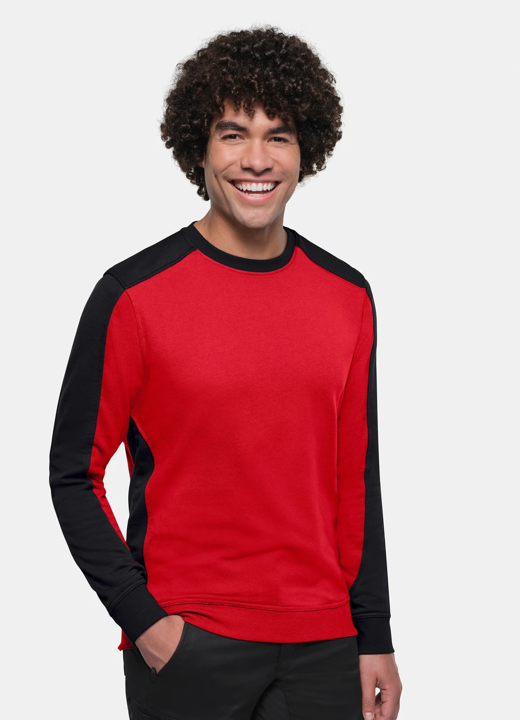 Hakro Sweatshirt Contrast Mikralinar Eco