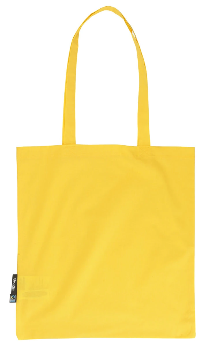 Neutral Shopping Bag With Long Handles