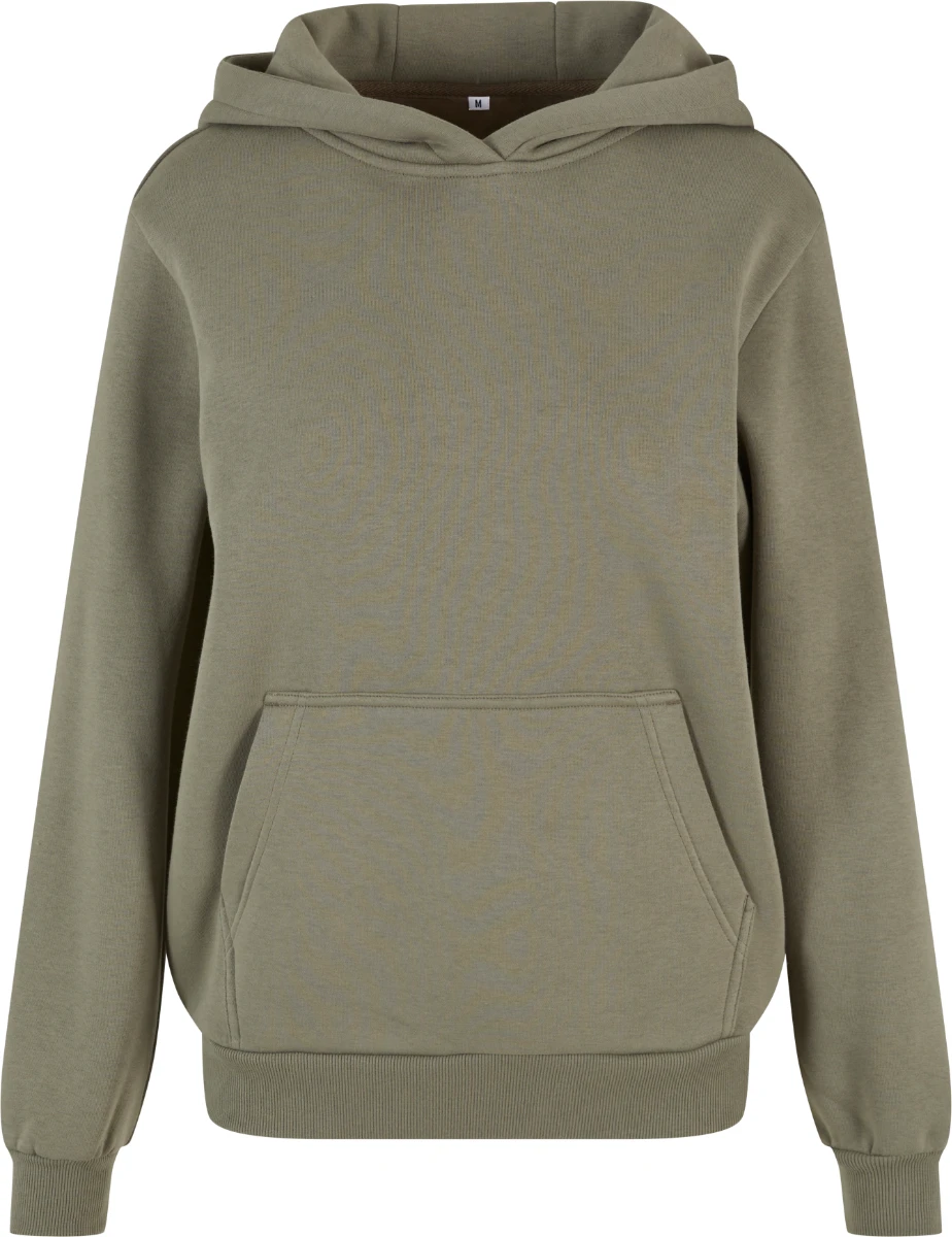 Build Your Brand Ladies Fluffy Hoody