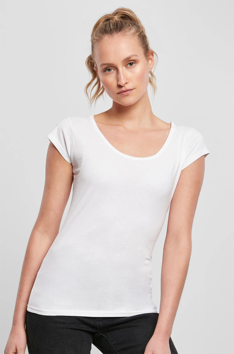 Build Your Brand Ladies Back Cut Tee