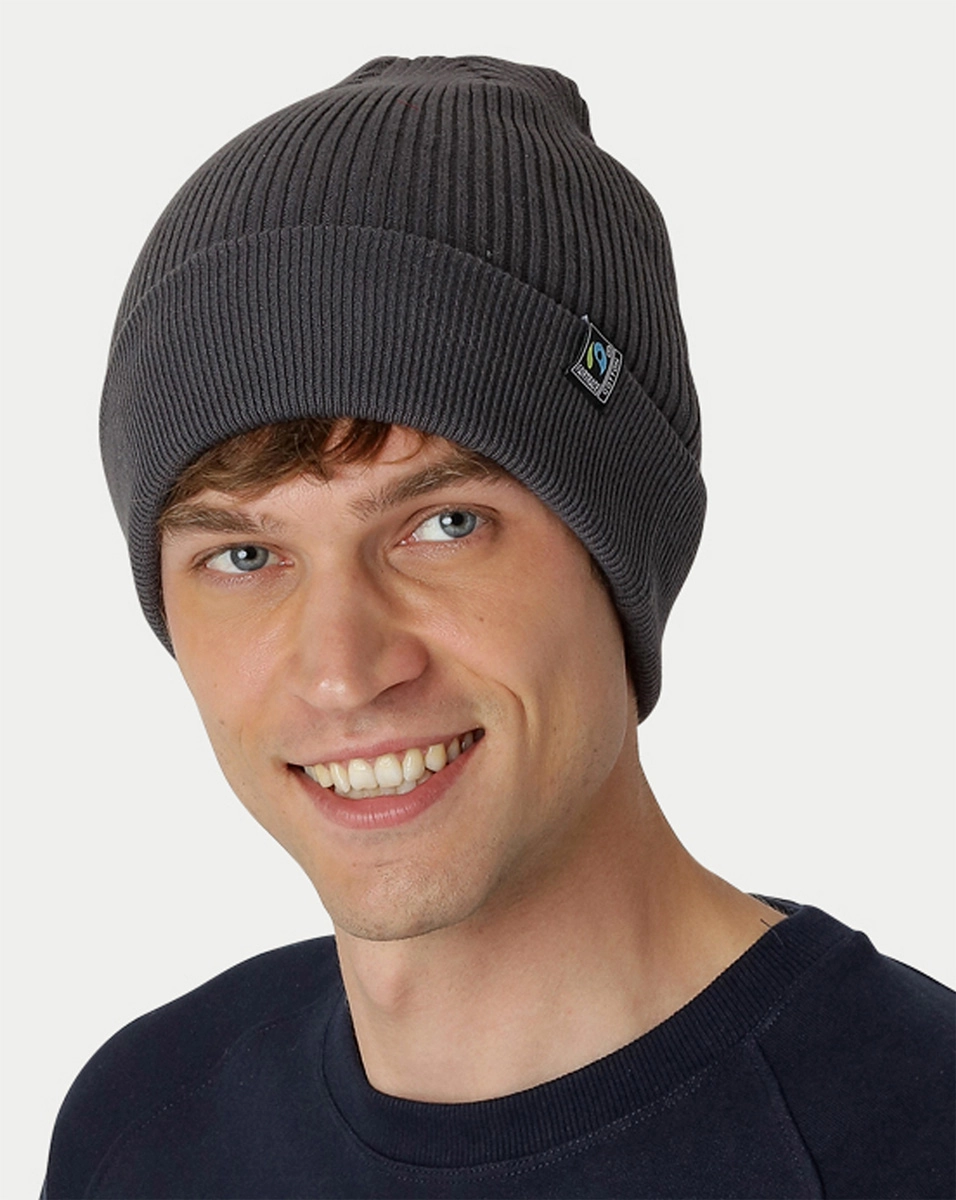 Neutral Mixed Knit Beanie