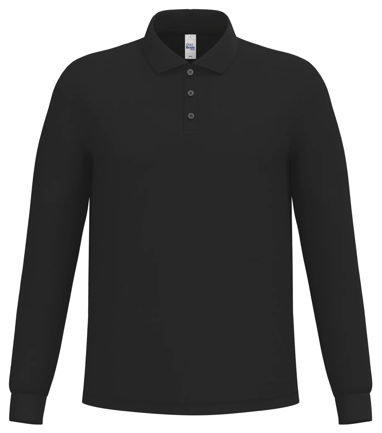Ideal Basic Mens Longsleeve Piqué 180 Polo
