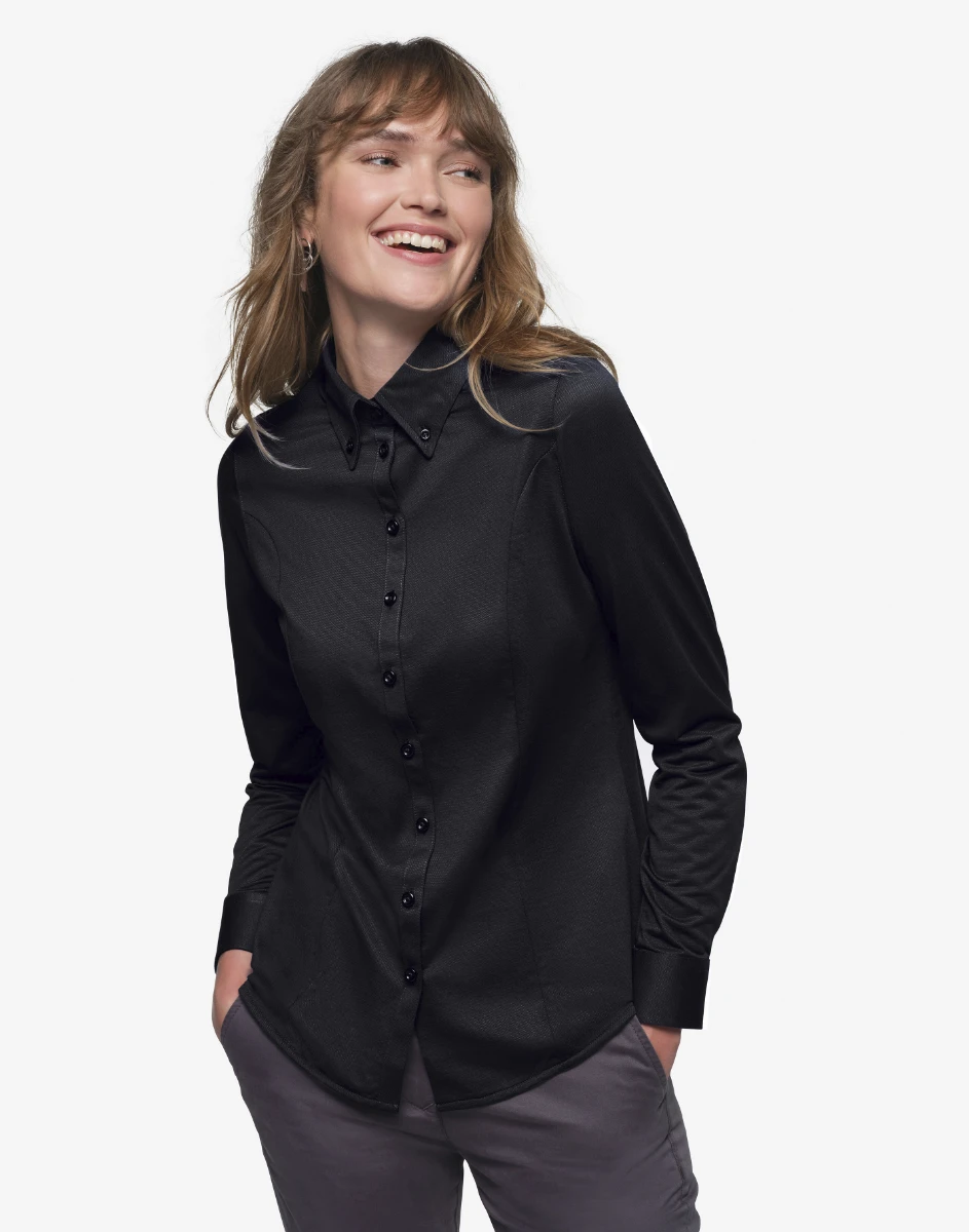 Hakro Ladies Blouse Natural Stretch 