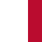 white / red