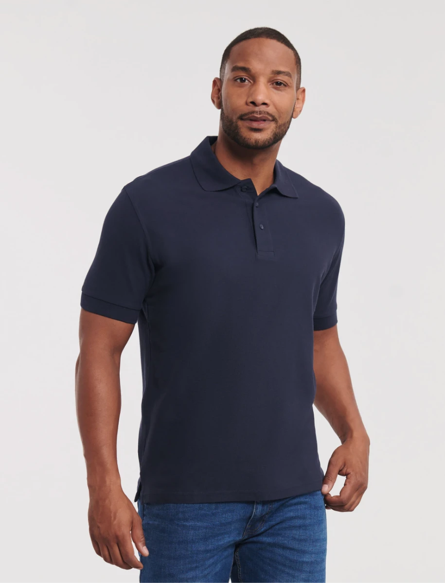Russell Mens Ultimate Cotton Polo