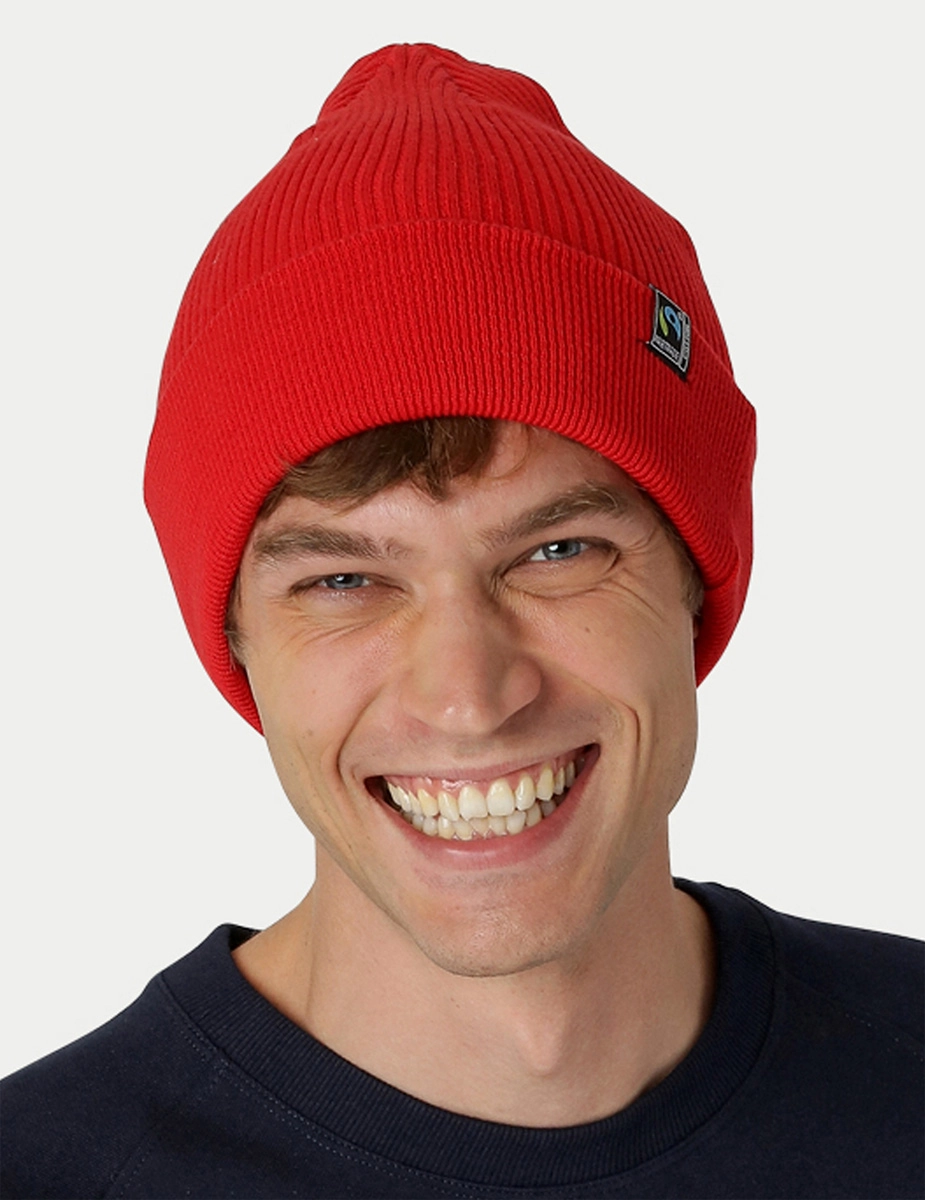 Neutral Mixed Knit Beanie