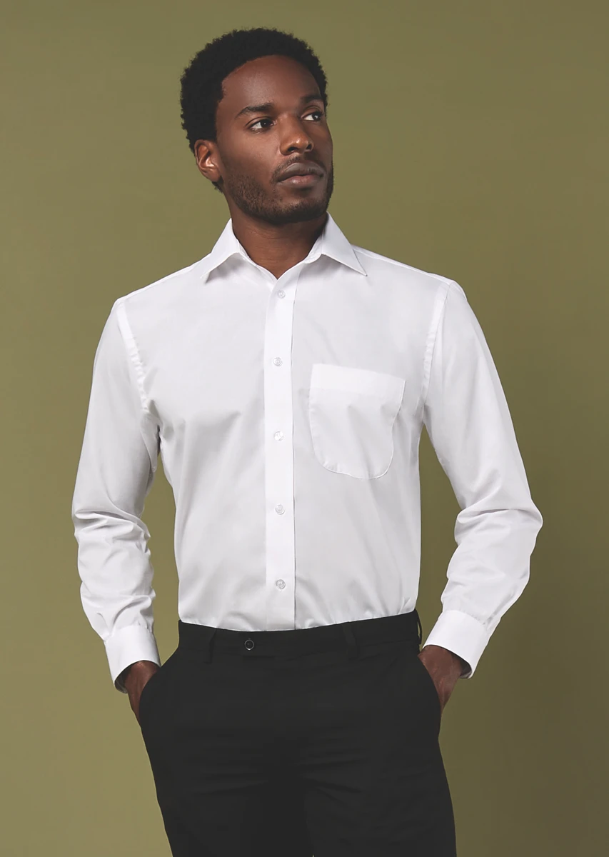 Kustom Kit Business Shirt Longsleeve