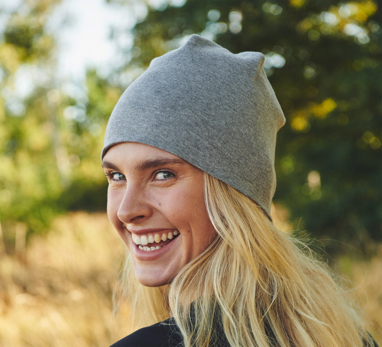 Neutral Interlock Beanie