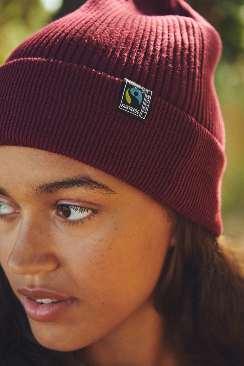 Neutral Mixed Knit Beanie