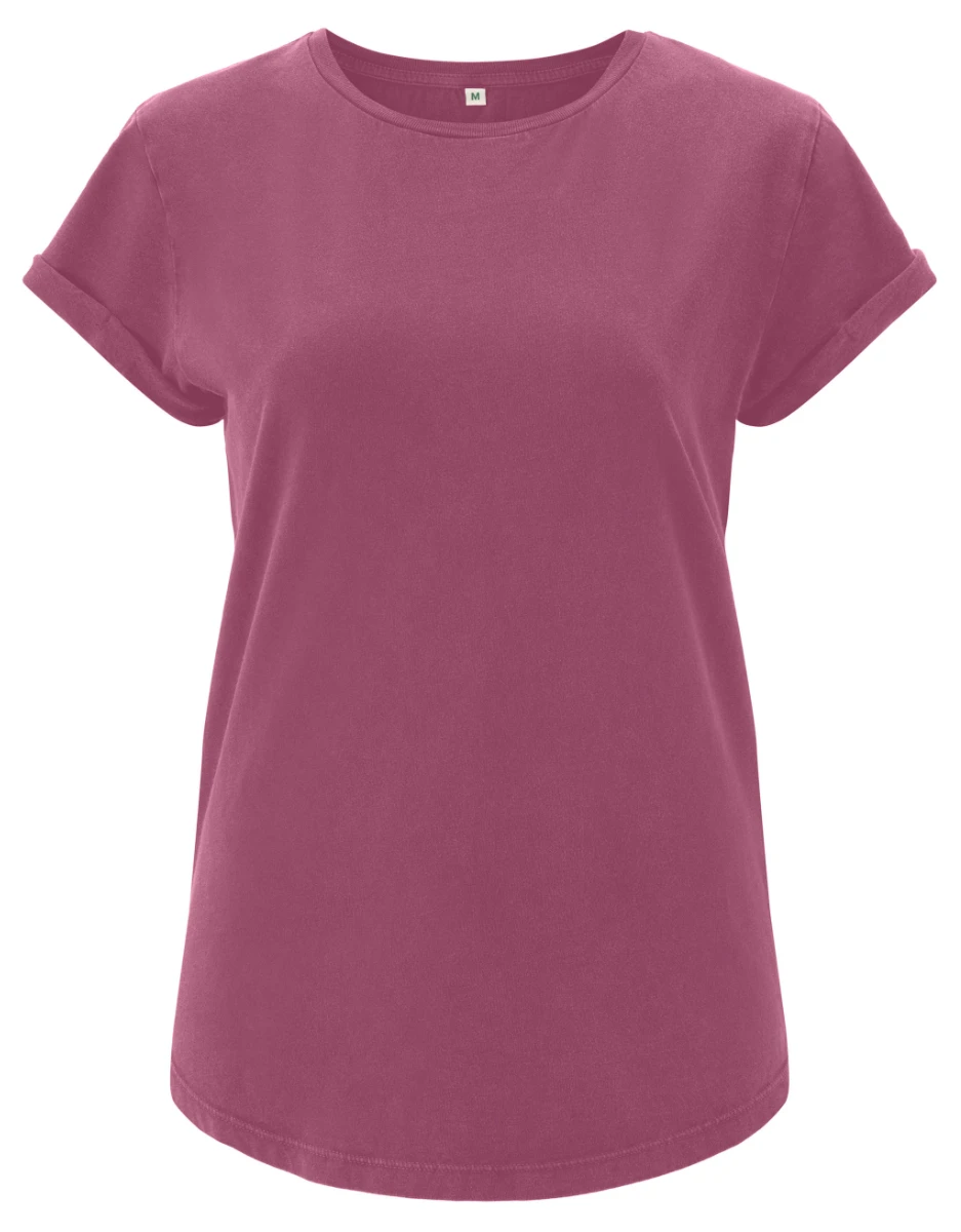 Earth Positve Womens Rolled Sleeve T-Shirt