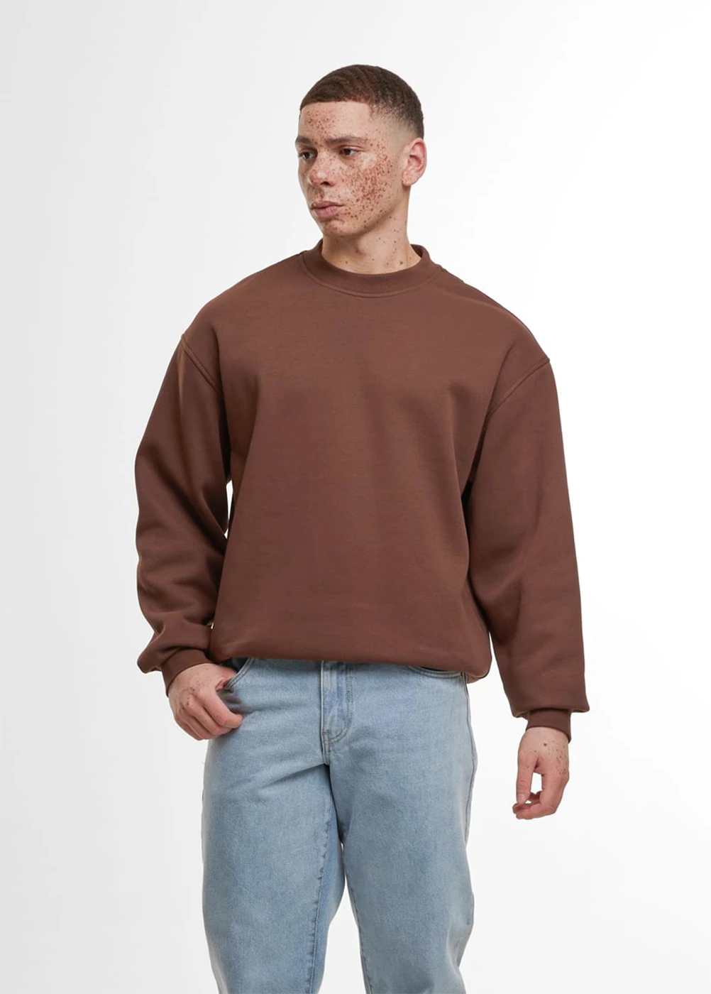 Build Your Brand Loose Fit Sweatshirt