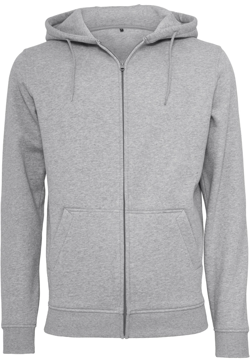 Build Your Brand Heavy Zip Hoody