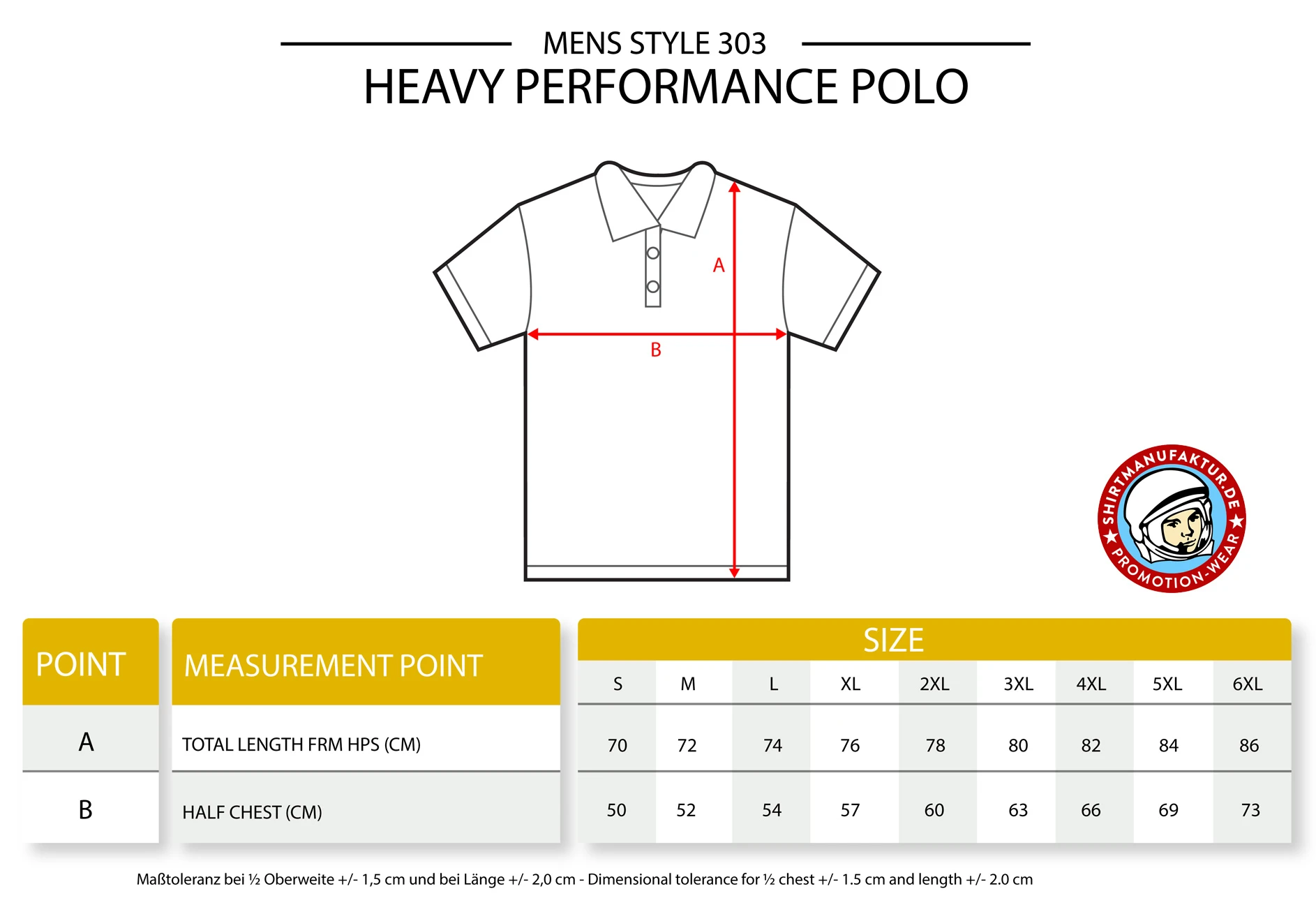 HRM Mens Heavy Performance Polo HRM Mens Heavy Performance Polo