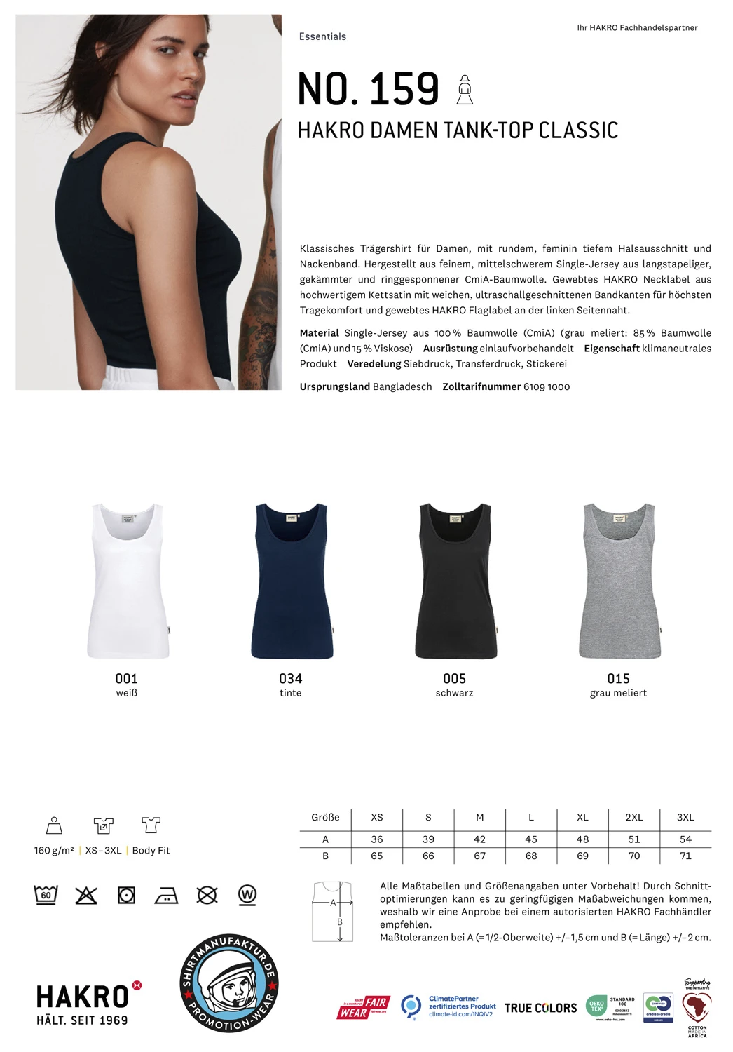 Hakro Ladies Tank Top Classic