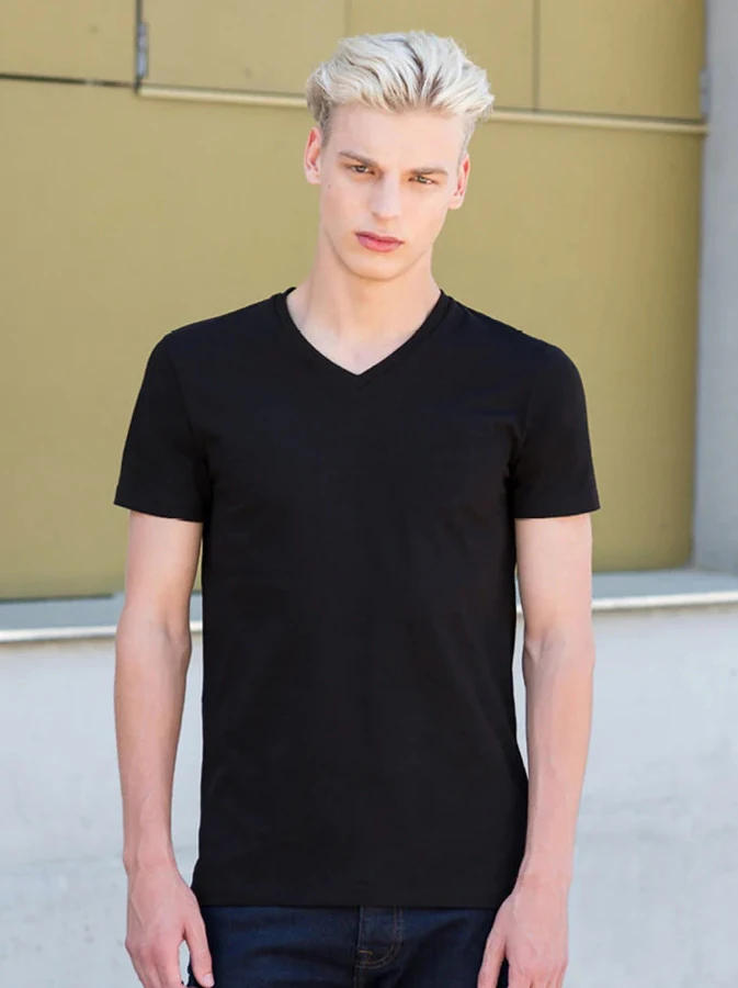 SkinniFit Feel Good Stretch V-Neck T