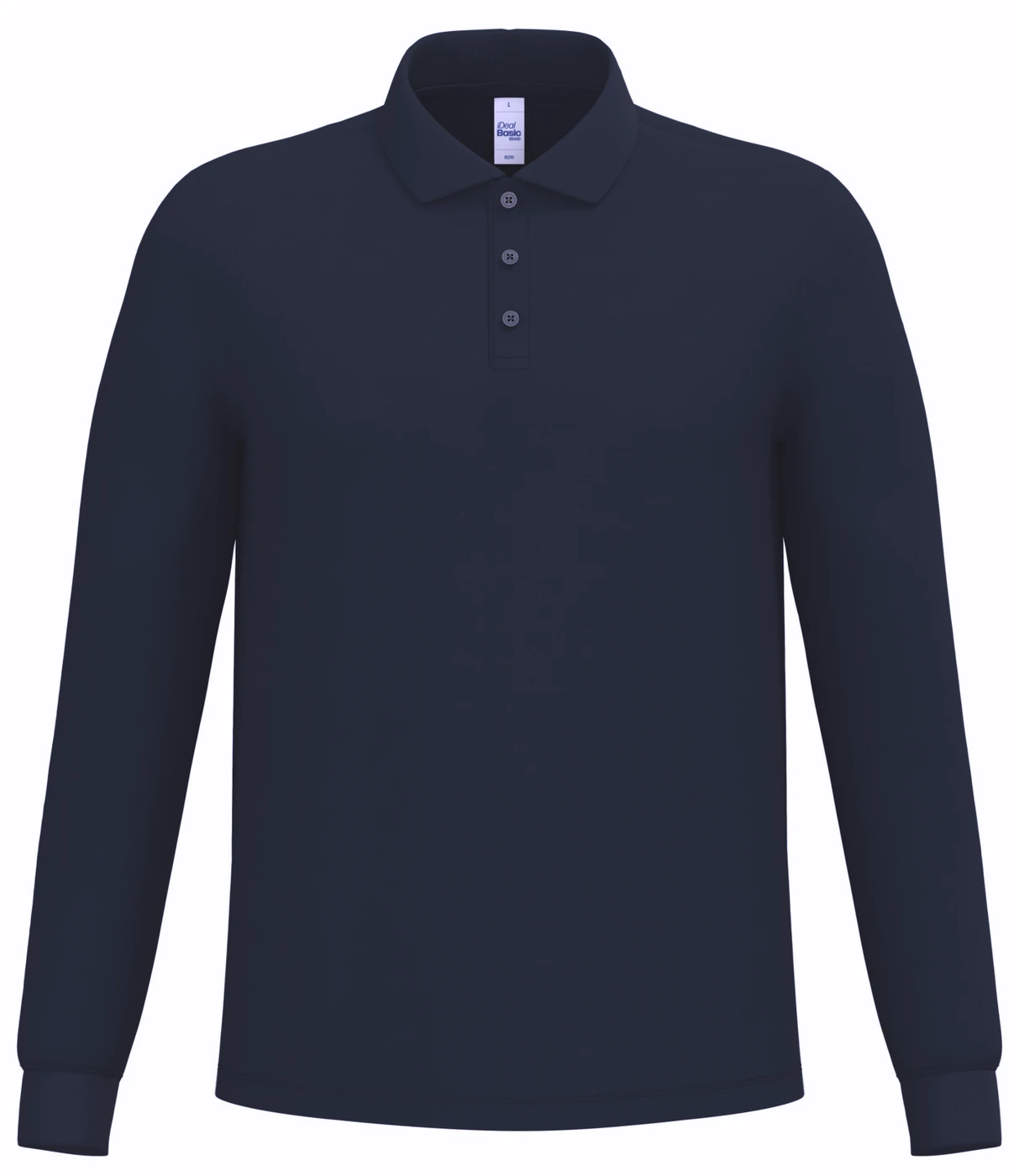 Ideal Basic Mens Longsleeve Piqué 180 Polo