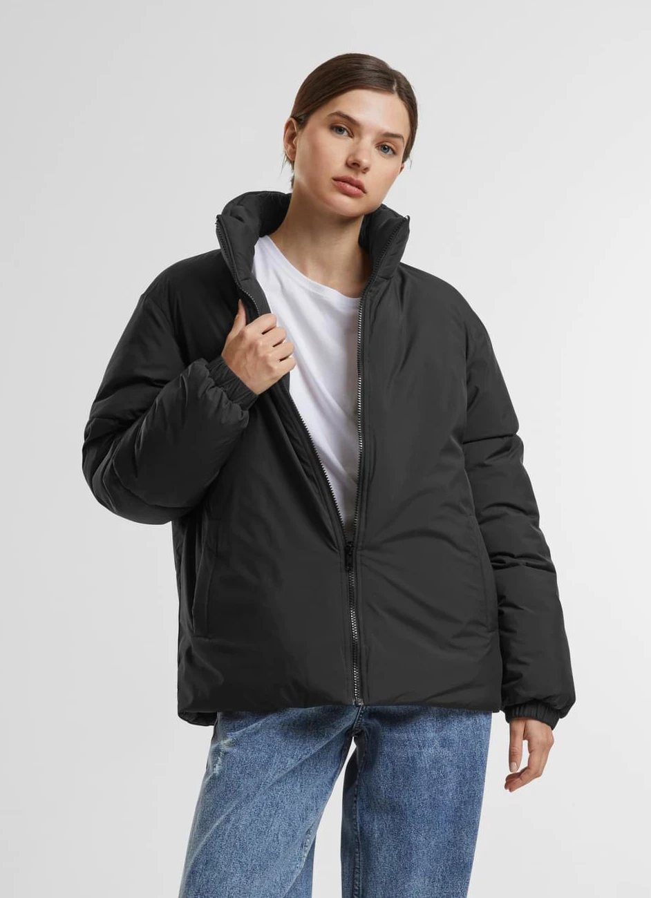 Build Your Brand Ladies Loose Puffer Jacket