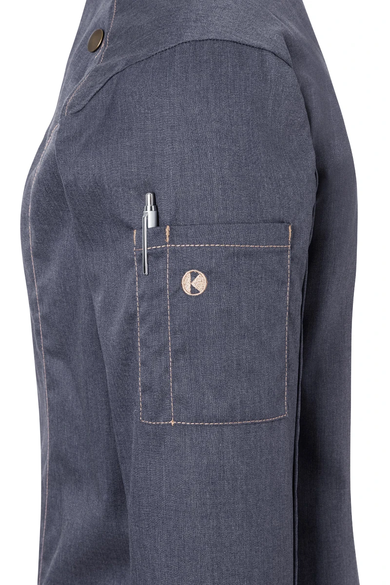 Karlowsky Damenkochjacke Jeans-Style