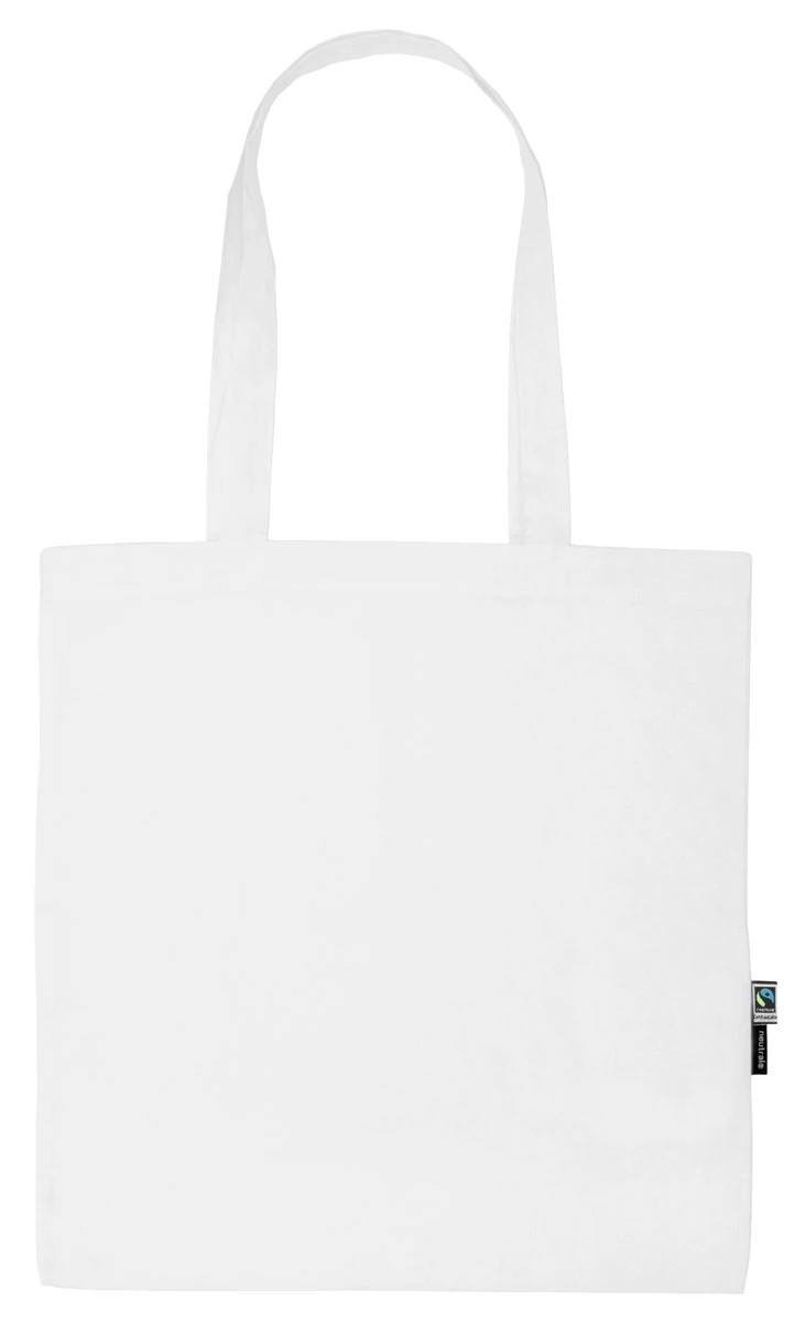 Neutral Shopping Bag With Long Handles