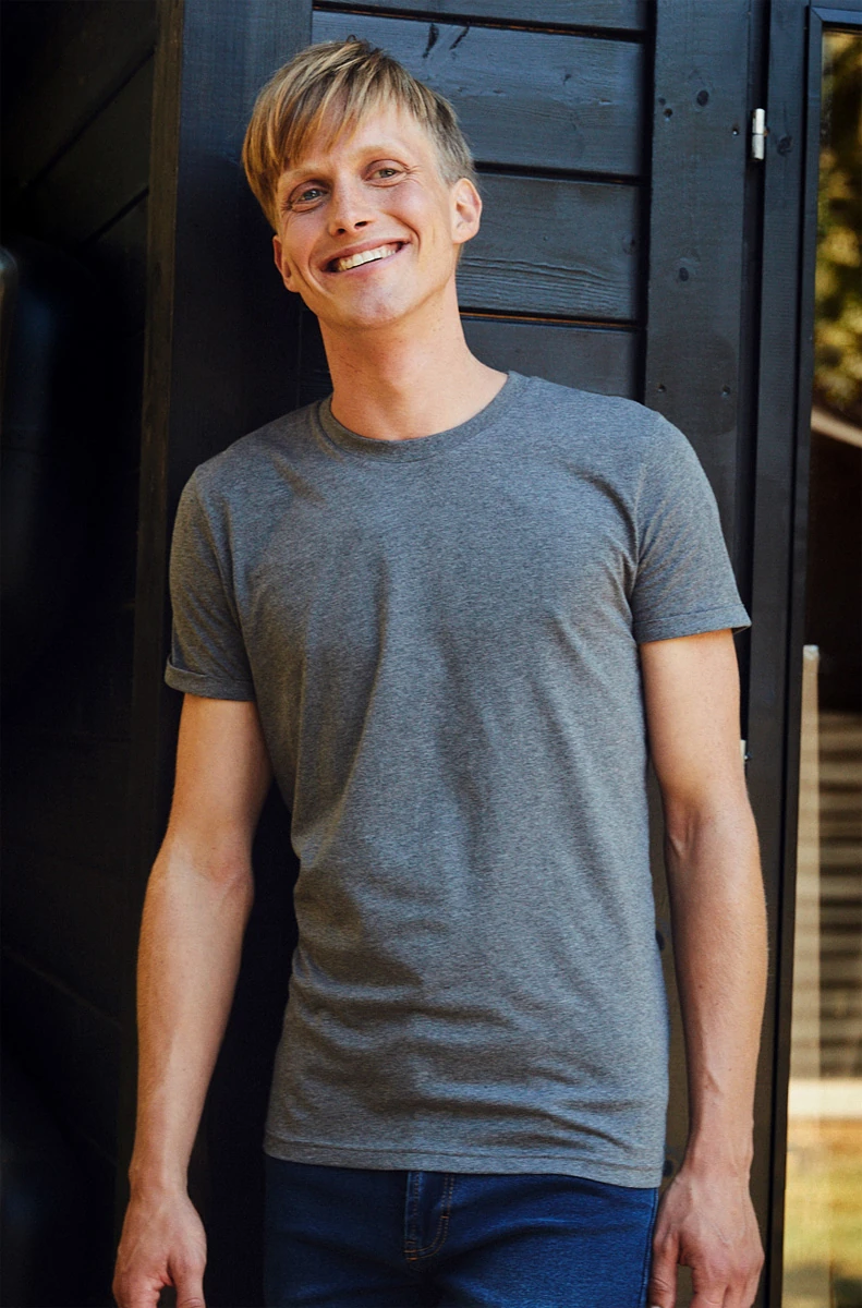 Neutral Mens Roll Up Sleeve T-Shirt