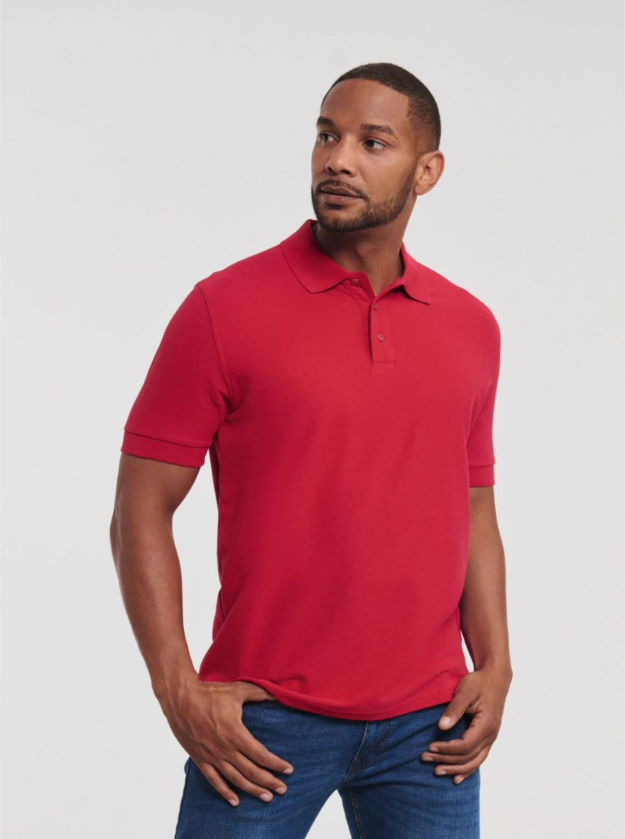 Russell Mens Ultimate Cotton Polo
