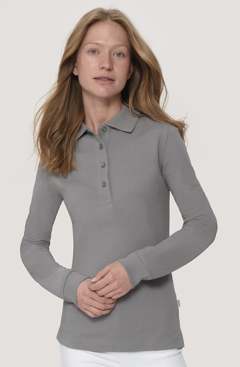 Hakro Ladies Longsleeve - Polo Mikralinar