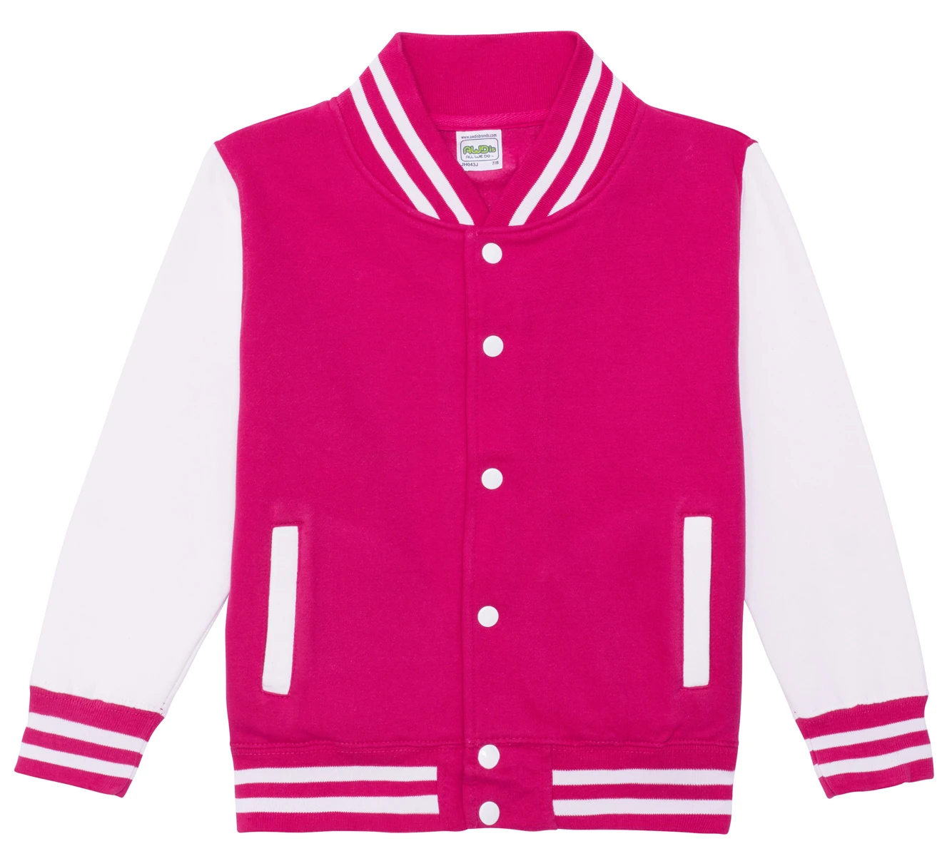 Just Hoods Kids Varsity Jacket