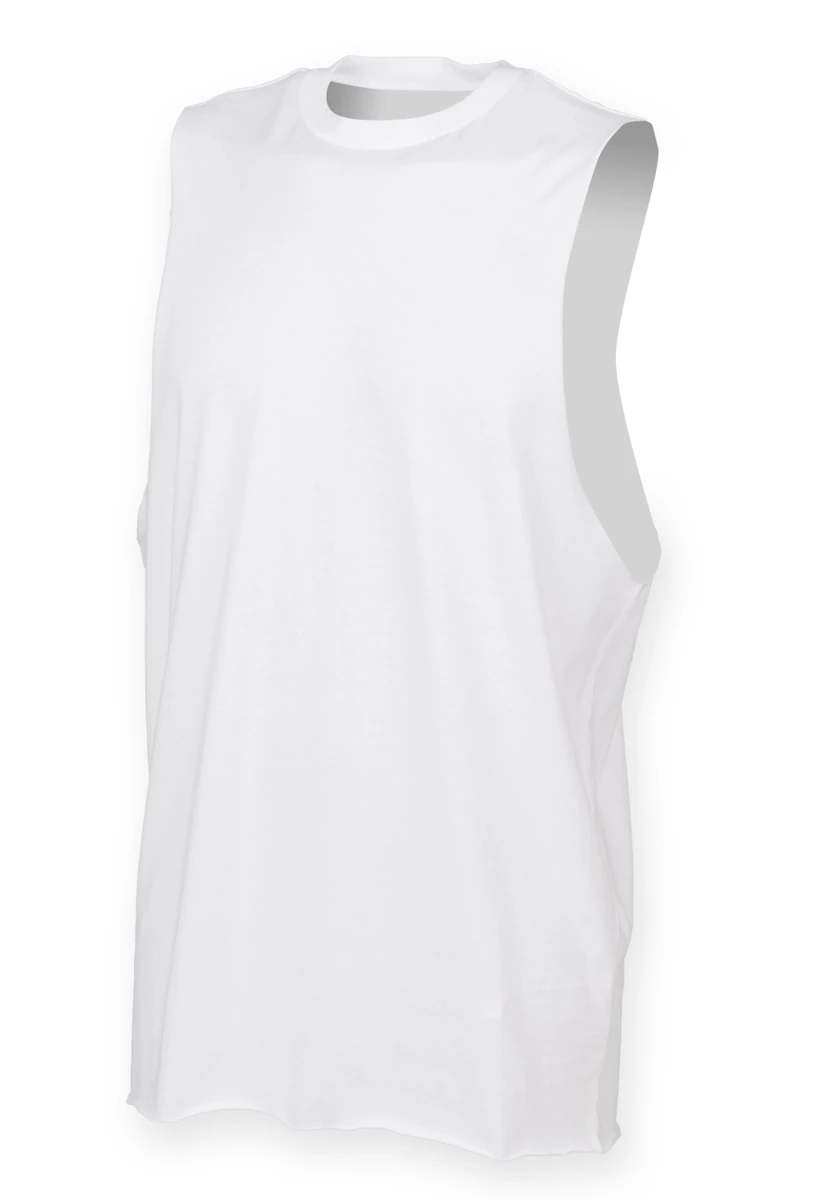 SkinniFit High Neck Slash Armhole Vest