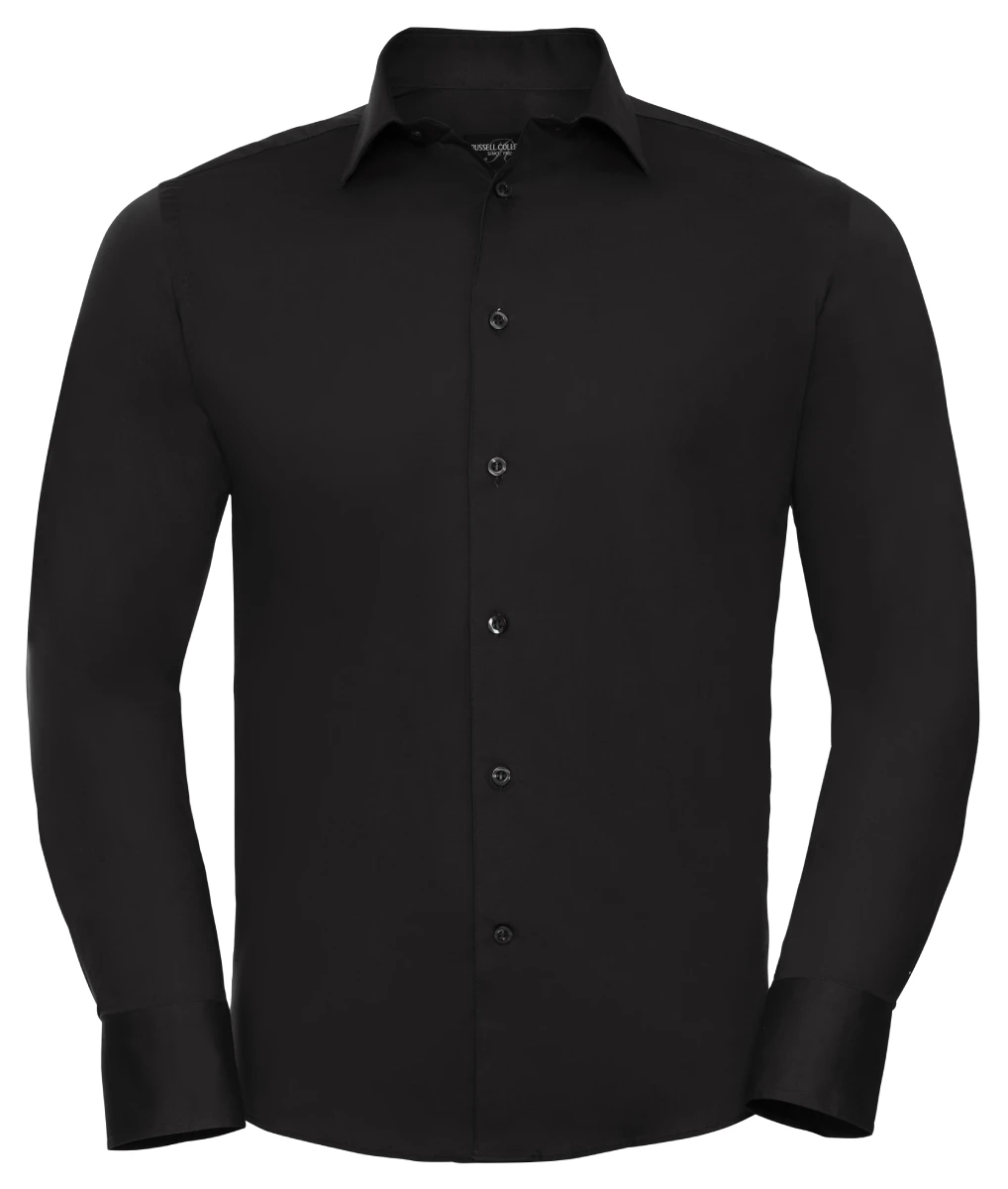 Russell Mens Longsleeve Fitted Shirt