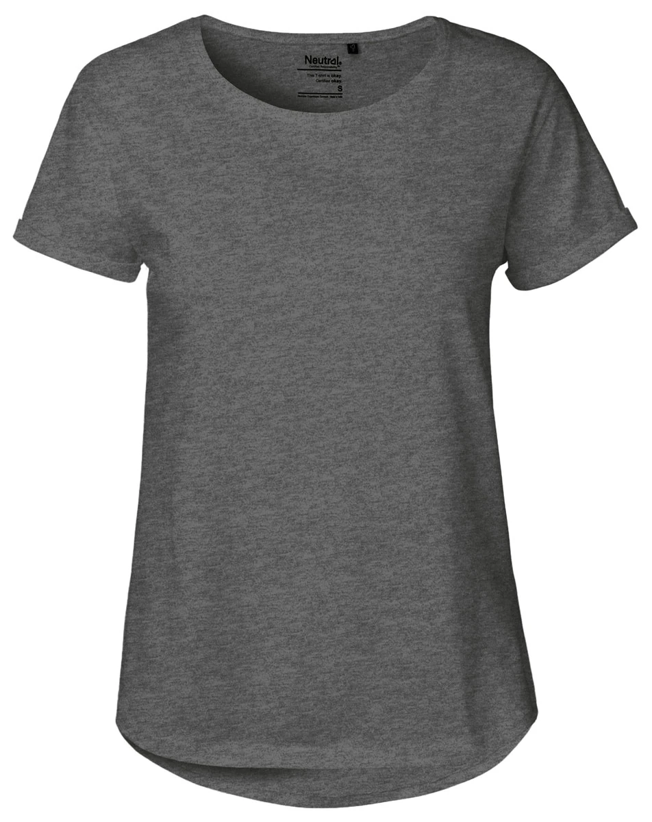 Neutral Ladies Roll Up Sleeve T-Shirt